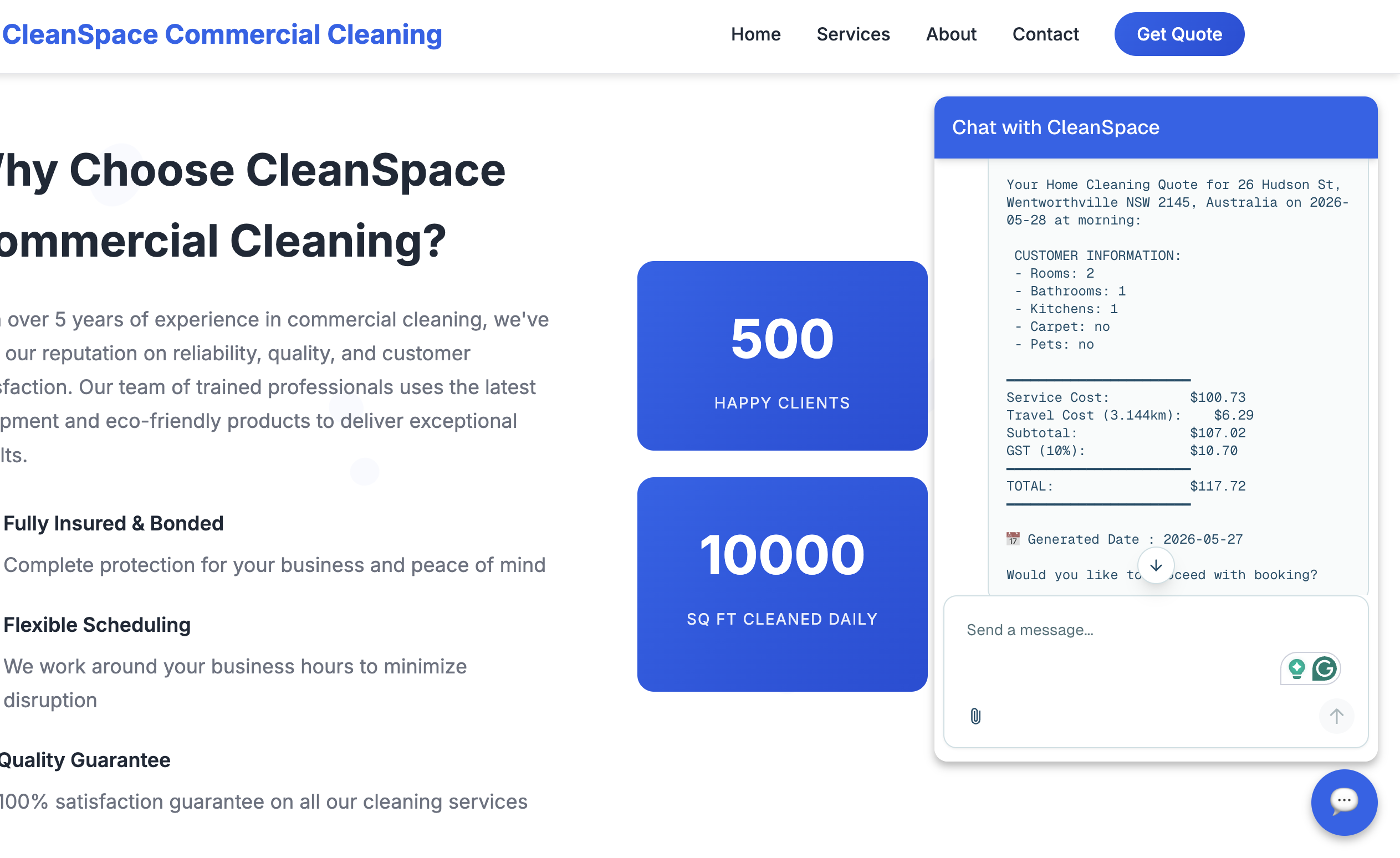 AI Assistant for Quotes